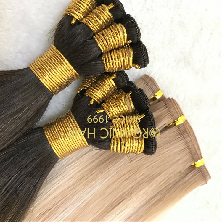 No silicone,the best quality hand tied wefts with wholesale price A176